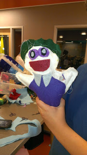 Bookmarks and Puppets Come to Life at Public Library's Teen Space